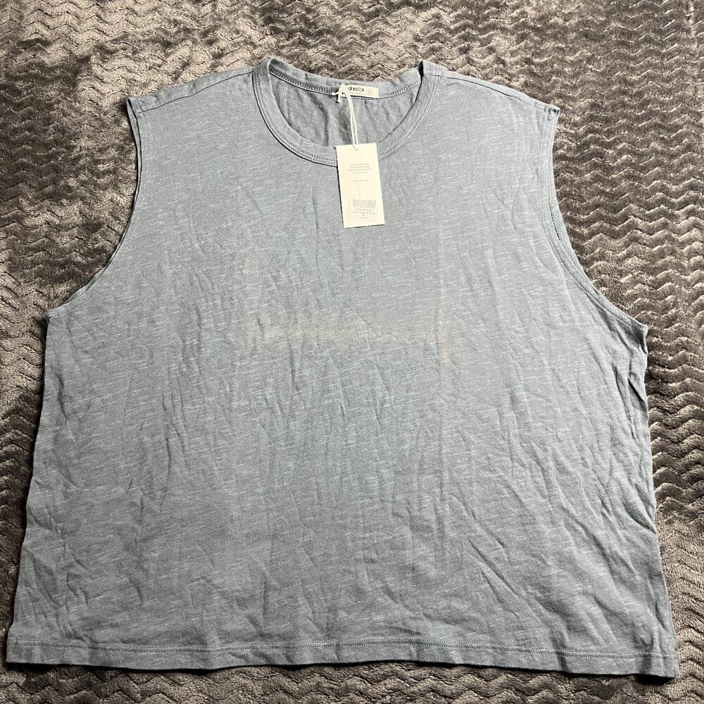 Buck Mason Pewter Slub Easy Muscle Tank Women's size XL NWT